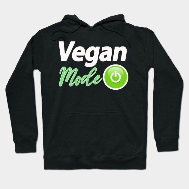 Vegan Vegetarian Funny Sayings mode On Hoodie by Razan4U